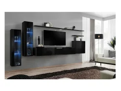 Prateleira de parede 60cm coleção SWITCH. Cor preta.