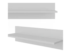 Prateleira de parede para o quarto das crianças branco 70x20x20 ajaton