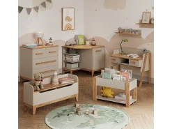 Prateleira de parede para quarto infantil caxemira/artesanal 70x20x20 malia