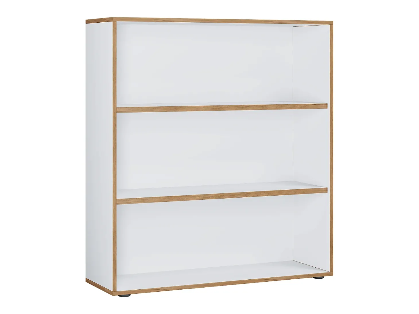 Prateleira e estante de escritório Salia Branco A. 110 x L. 100 x P. 32 cm