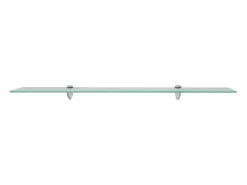 Prateleira flutuante vidro 90x20 cm 8 mm