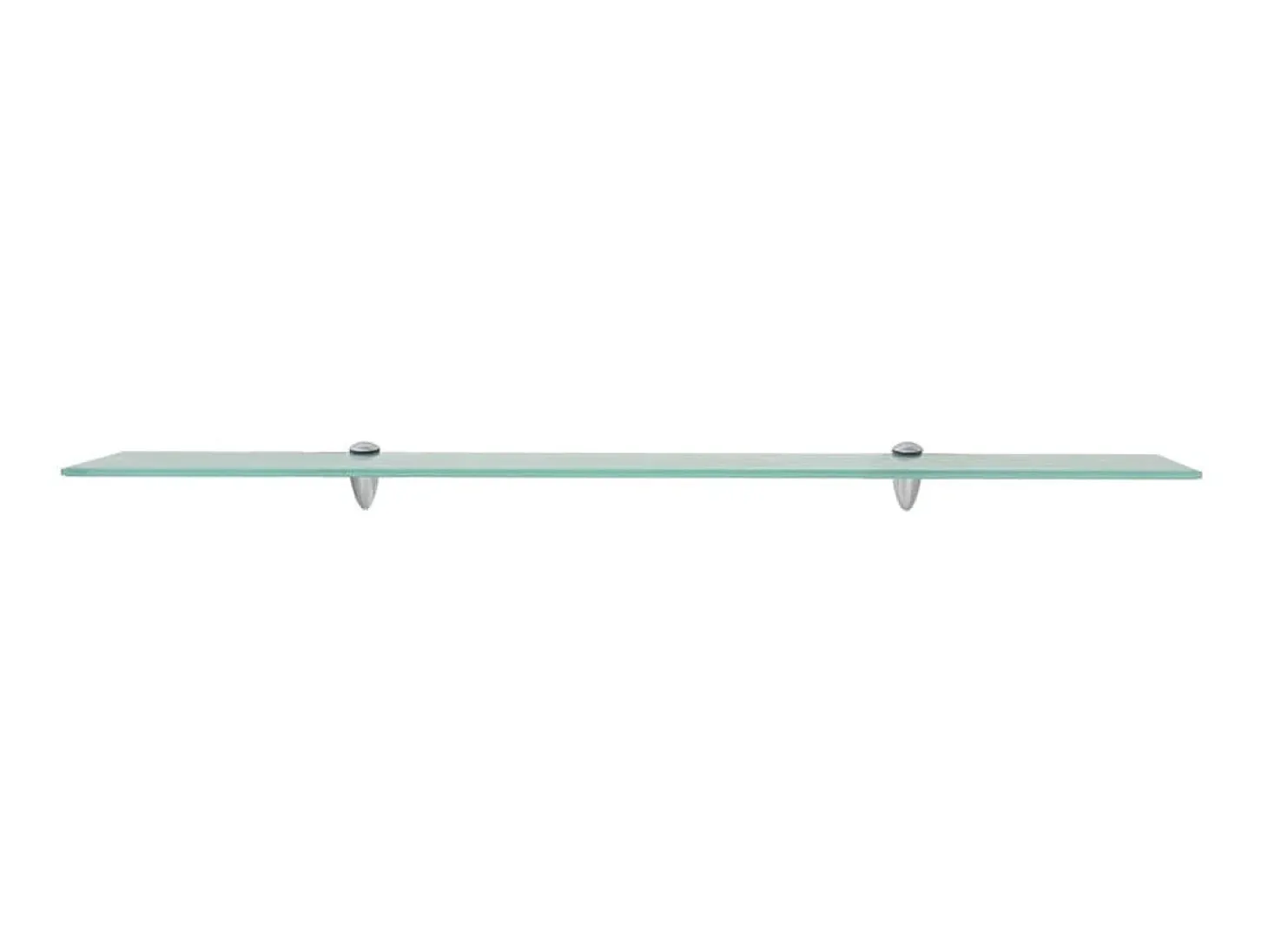 Prateleira flutuante vidro 100x10 cm 8 mm PT521134