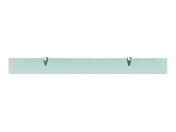 Prateleira flutuante vidro 100x10 cm 8 mm PT521134