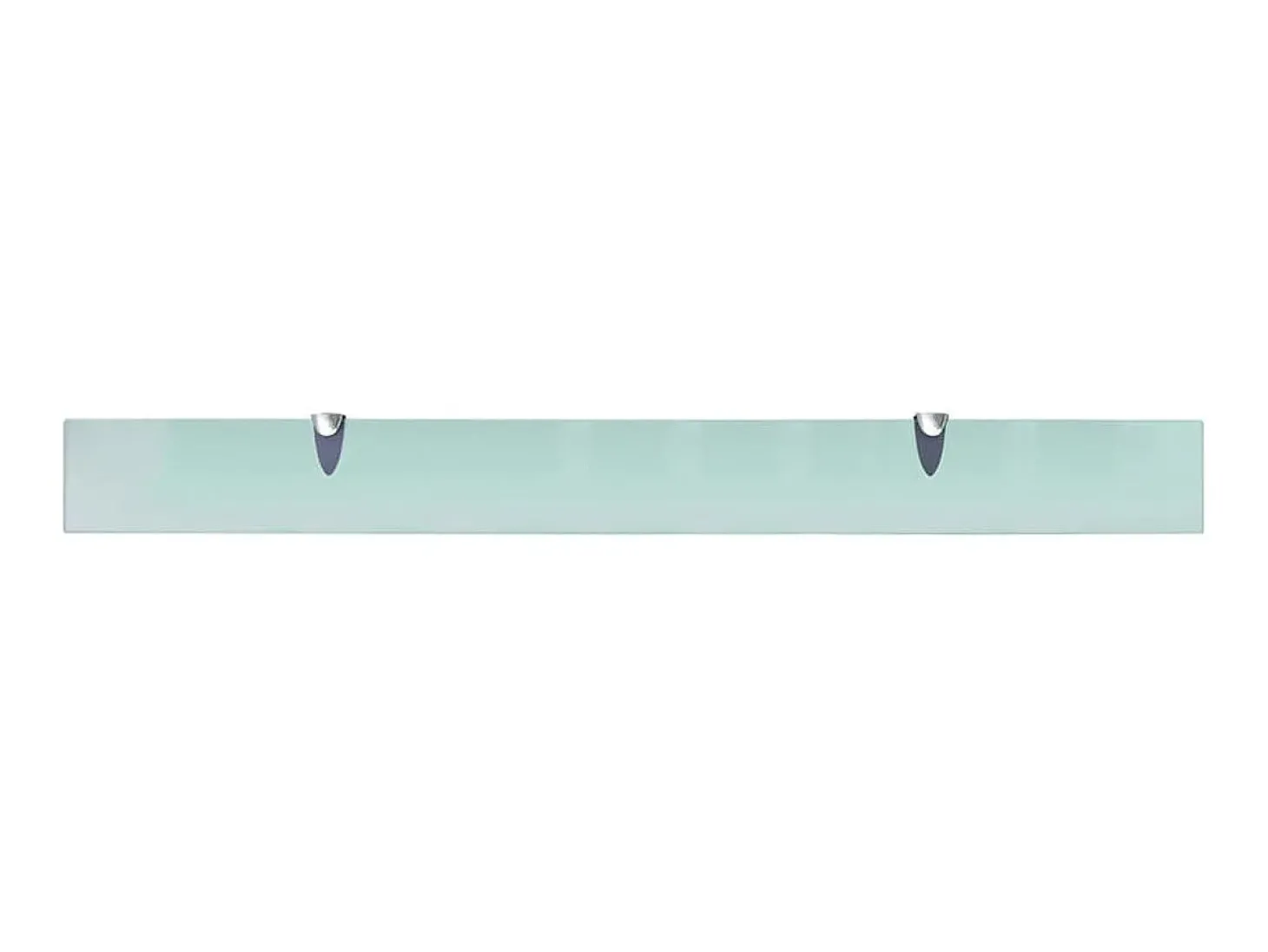 Prateleira flutuante vidro 100x10 cm 8 mm PT521134