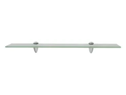 Prateleira flutuante vidro 60x10 cm 8 mm