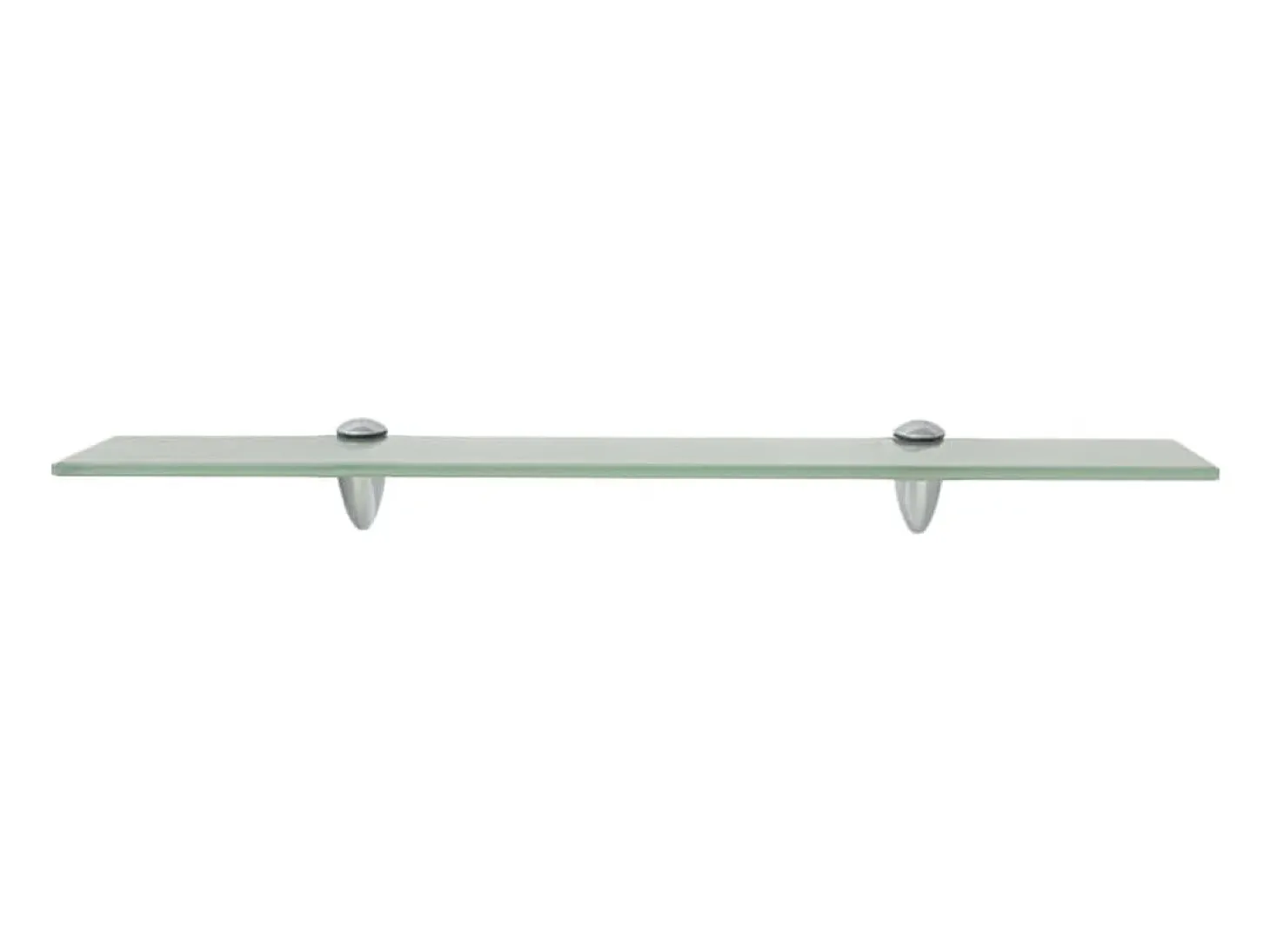 Prateleira flutuante vidro 60x10 cm 8 mm