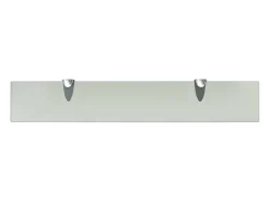 Prateleira flutuante vidro 60x10 cm 8 mm