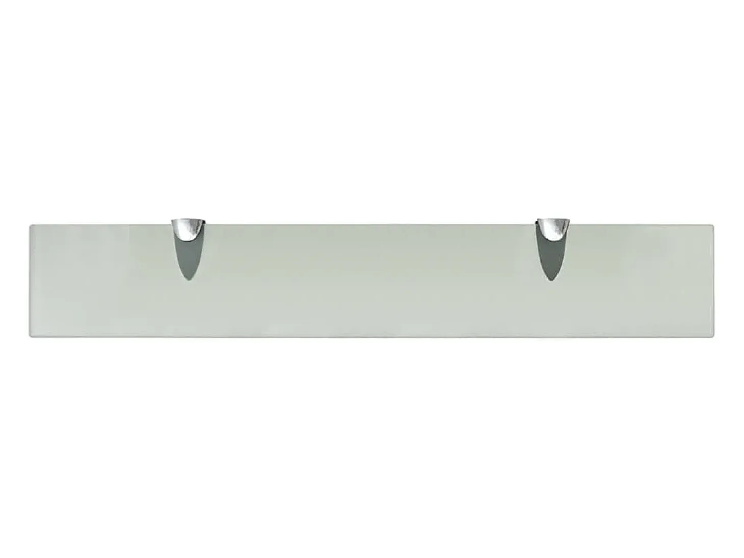 Prateleira flutuante vidro 60x10 cm 8 mm