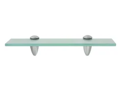 Prateleira flutuante vidro 30x10 cm 8 mm