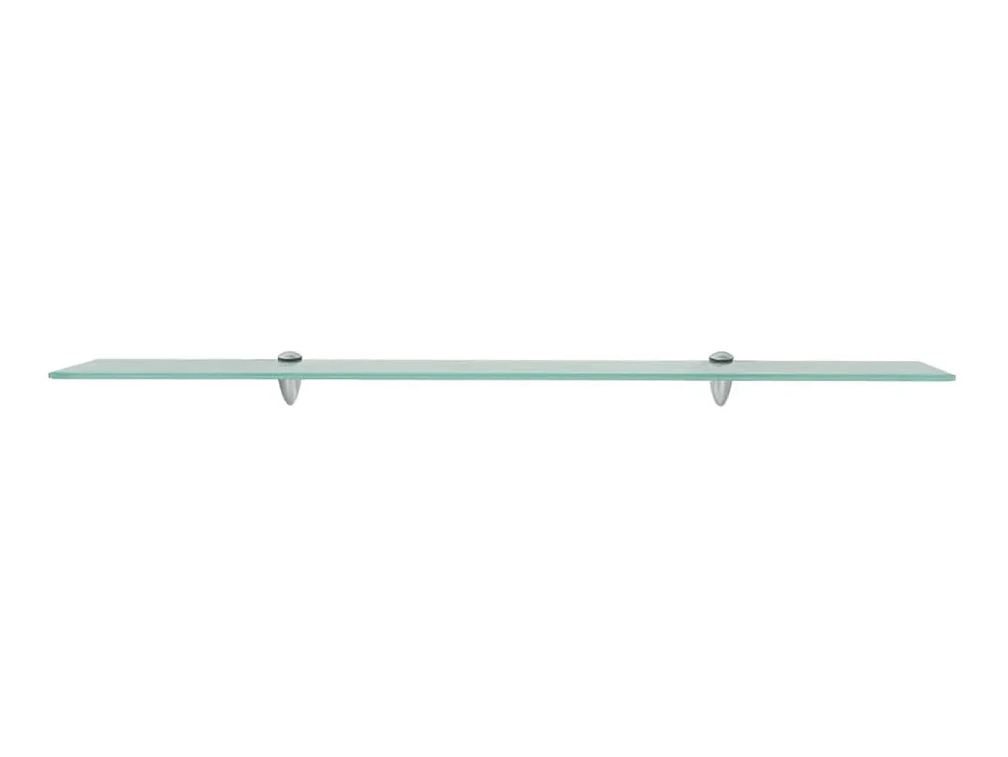 Prateleira flutuante vidro 100x20 cm 8 mm PT100620