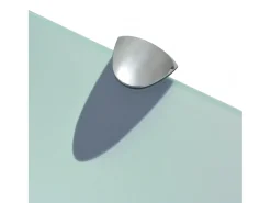Prateleira flutuante vidro 100x20 cm 8 mm PT100620