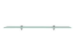 Prateleira flutuante vidro 80x20 cm 8 mm PT408582
