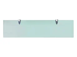 Prateleira flutuante vidro 80x20 cm 8 mm PT408582