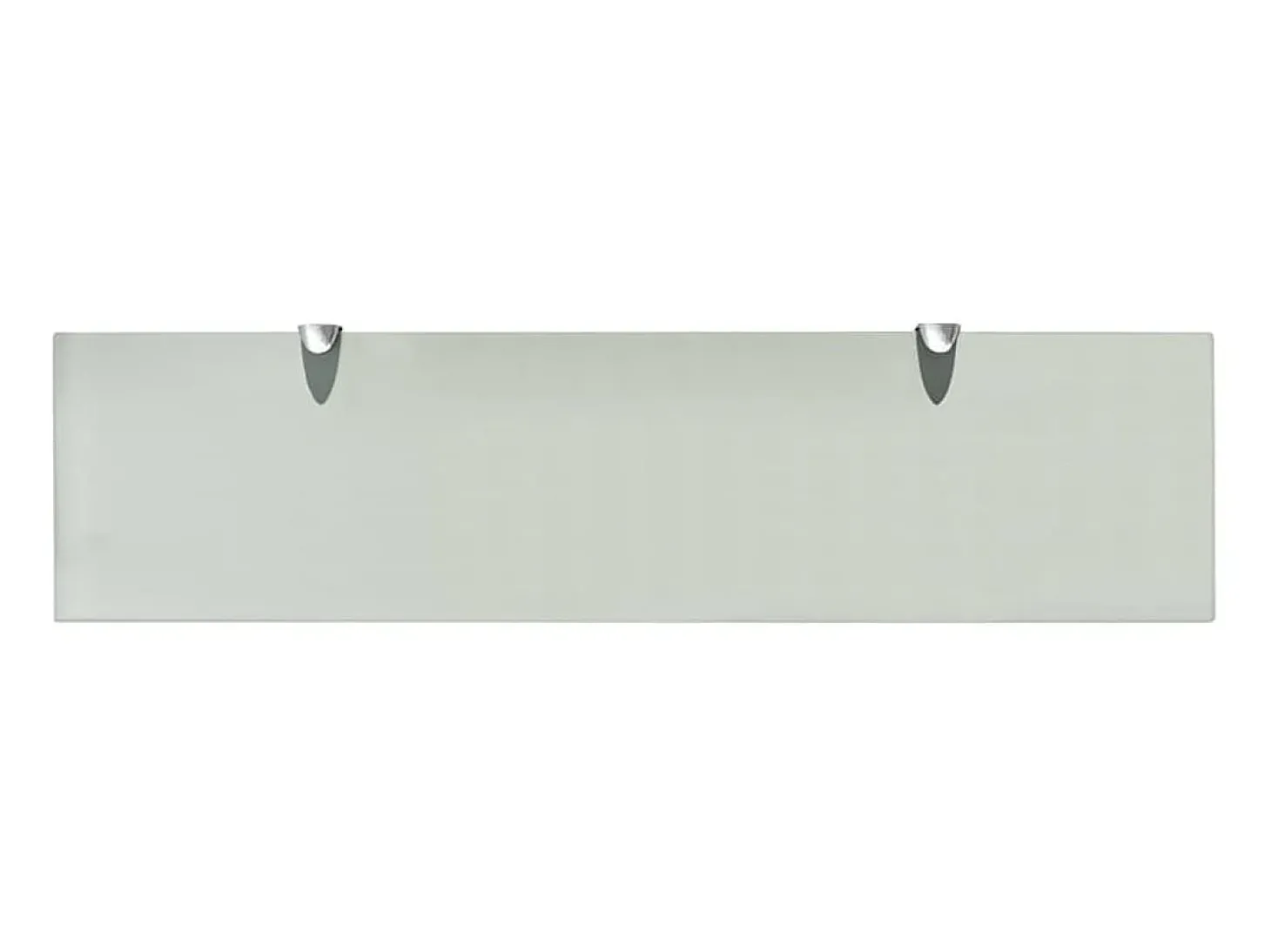 Prateleira flutuante vidro 80x20 cm 8 mm PT774839