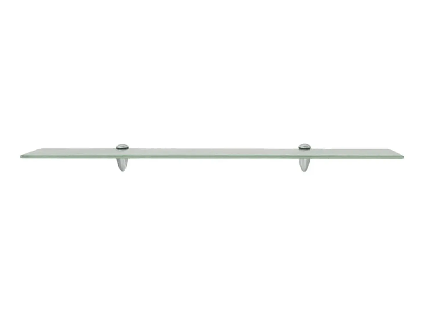 Prateleira flutuante vidro 80x20 cm 8 mm PT774839