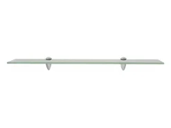 Prateleira flutuante vidro 70x10 cm 8 mm