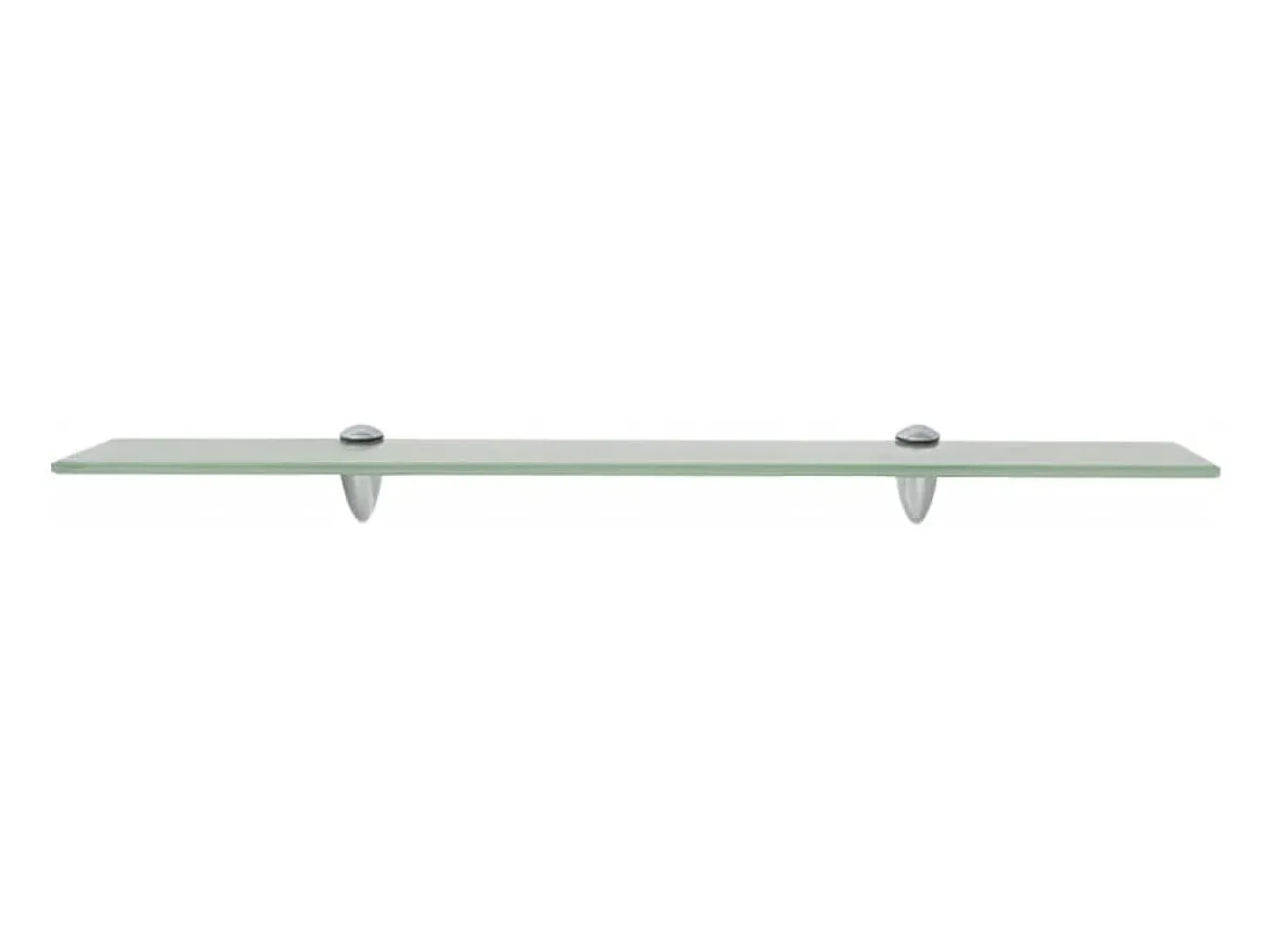 Prateleira flutuante vidro 70x10 cm 8 mm