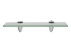 Prateleira flutuante vidro 30x10 cm 8 mm
