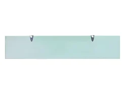 Prateleira flutuante vidro 100x20 cm 8 mm