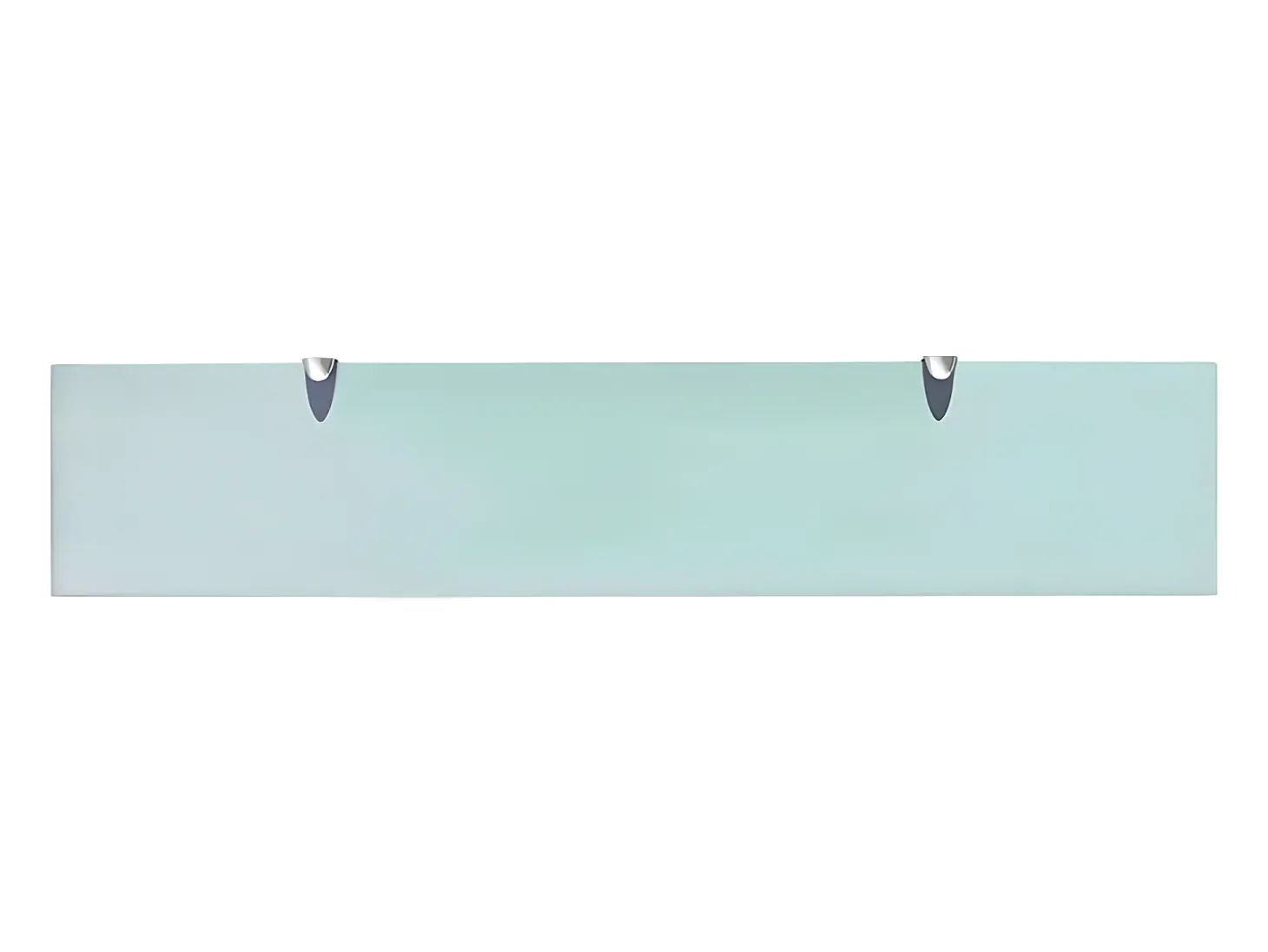Prateleira flutuante vidro 100x20 cm 8 mm