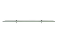 Prateleira flutuante vidro 90x10 cm 8 mm PT794089