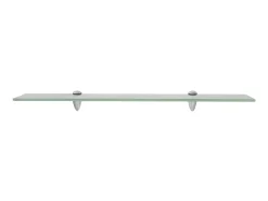 Prateleira flutuante vidro 70x20 cm 8 mm PT262675