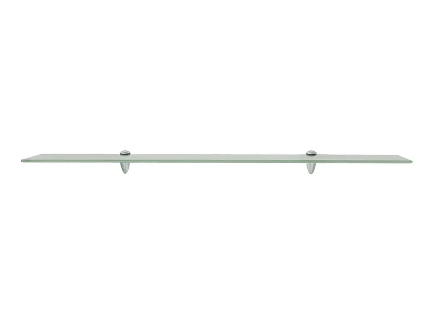 Prateleira flutuante vidro 100x10 cm 8 mm PT836939