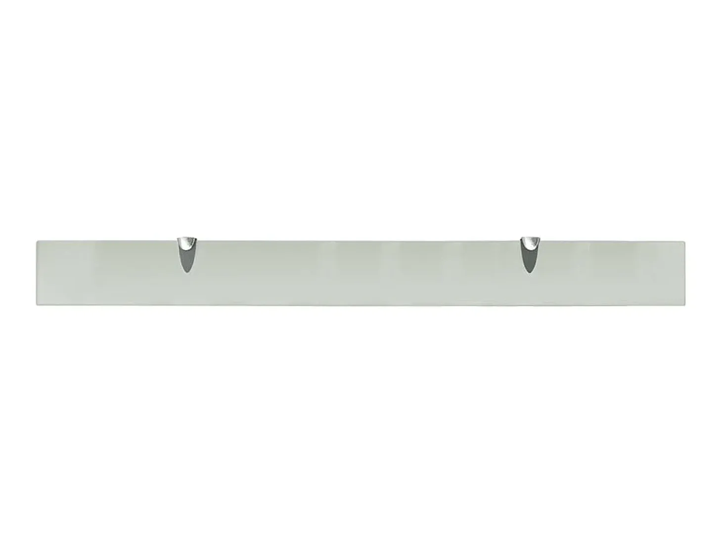 Prateleira flutuante vidro 100x10 cm 8 mm PT836939