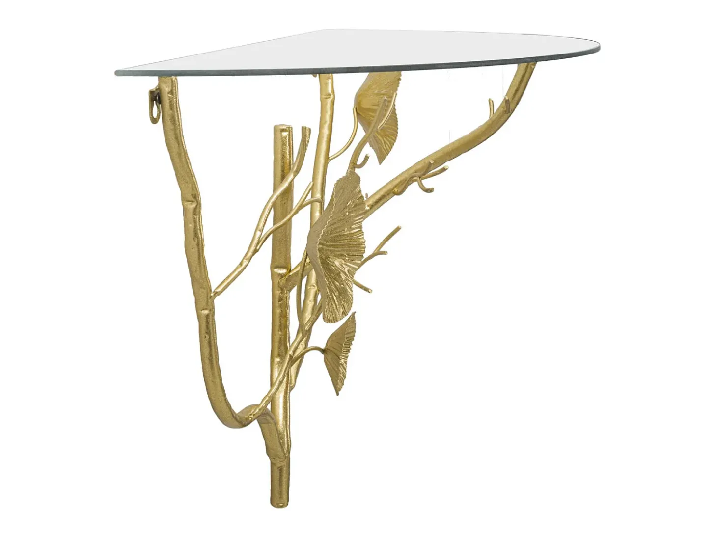 Prateleira Folha 58, Ouro, 60x30x40 cm, Kendra Home