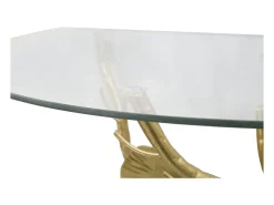 Prateleira Folha 58, Ouro, 60x30x40 cm, Kendra Home