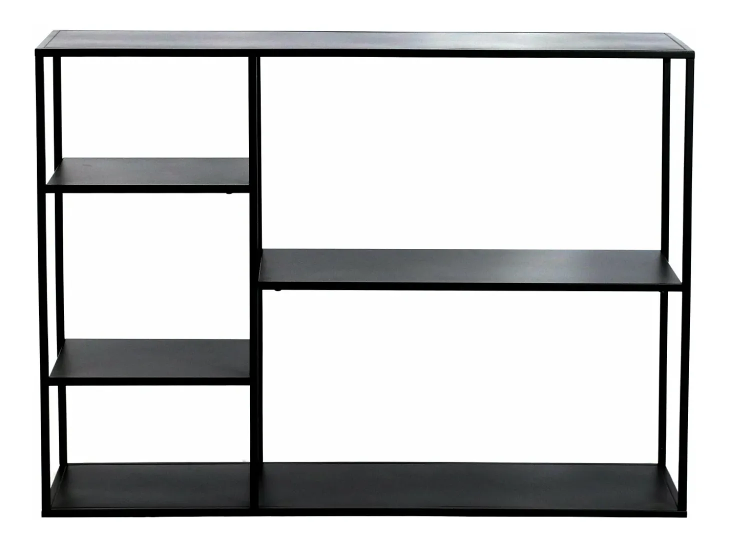 Prateleira independente 120 x 35 x 87,5 cm em metal preto 03_0006952