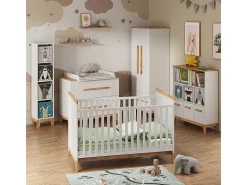 Prateleira infantil branco/artesanal 98.4x32.6x113.4 malia