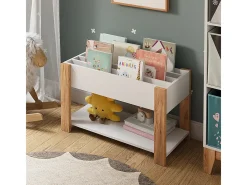 Prateleira infantil branco/artesanal 80x37x46 malia