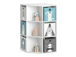 Prateleira infantil branco 64x64x107.8 luigi
