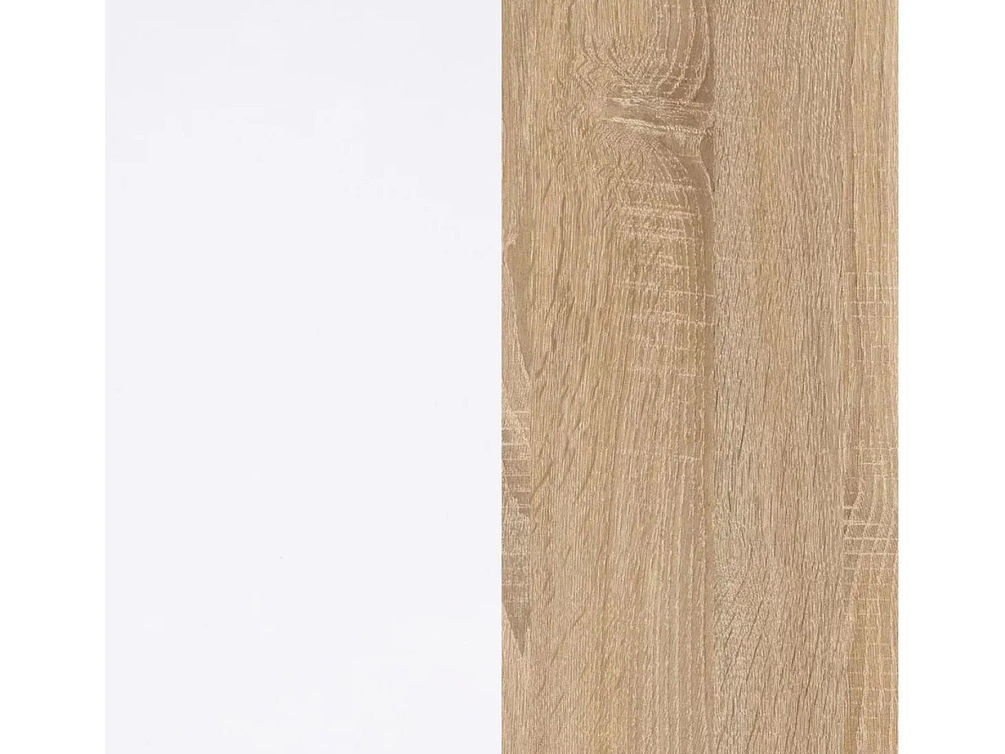 Prateleira Opal Blanco Artik (Blanco Mate) - Roble Canadian