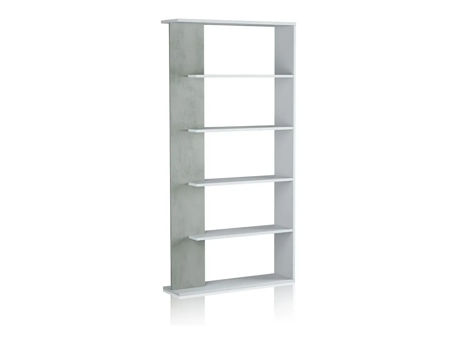 Prateleira Opal Blanco Artik (Blanco Mate) - Gris Cemento