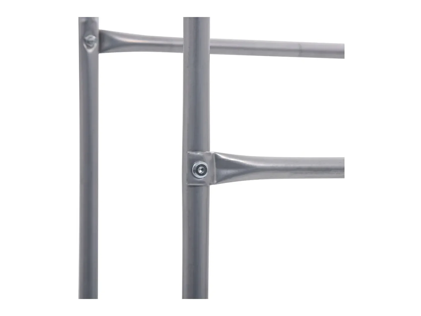 Prateleira para 3 caixas 50x33x116 cm aço prateado PT591550