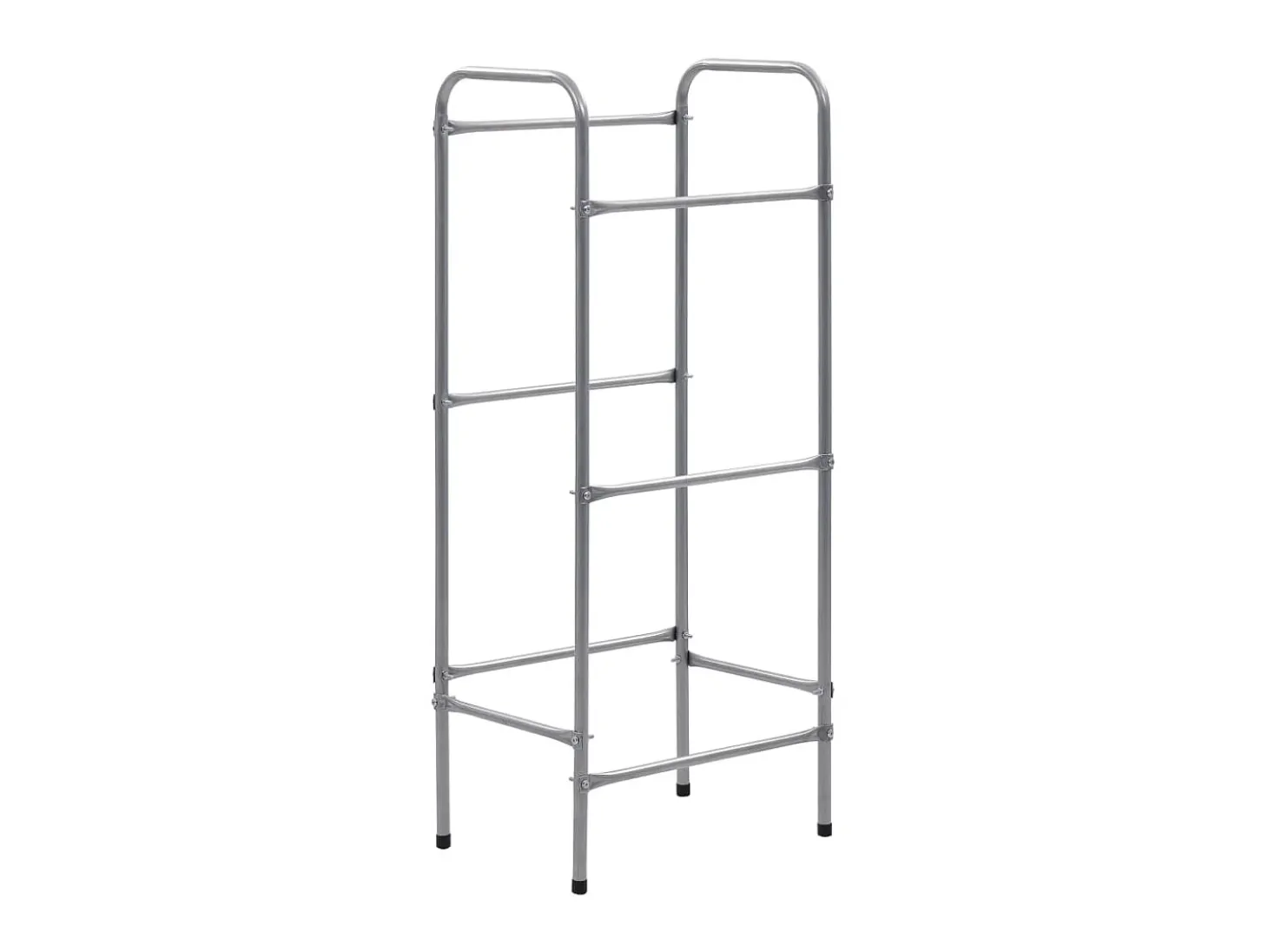 Prateleira para 3 caixas 50x33x116 cm aço prateado PT591550