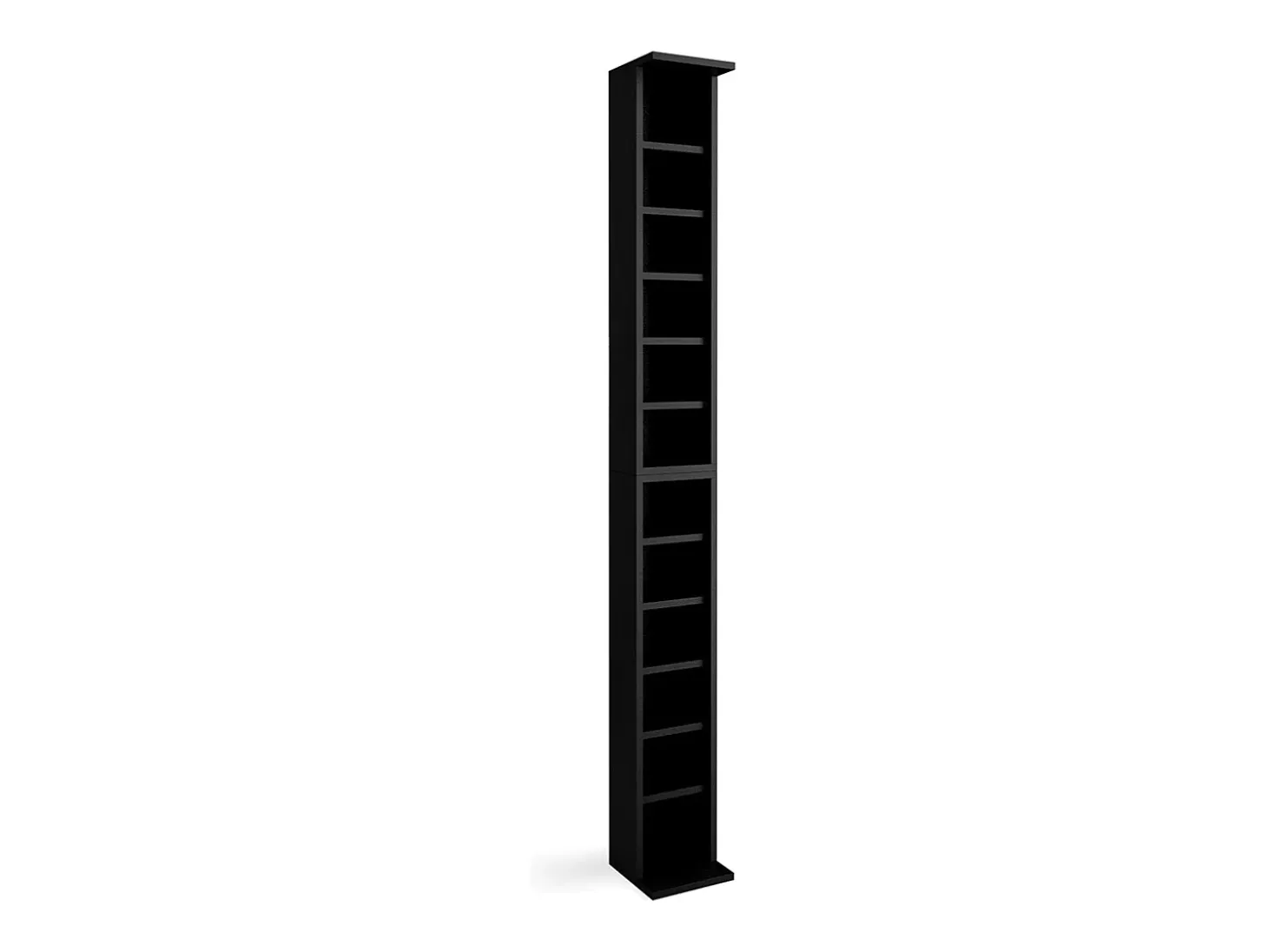 Prateleira para CD preto 21x20x183.6