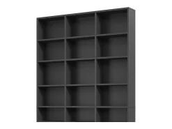 Prateleira para CD preto 102x16x178 jukebox