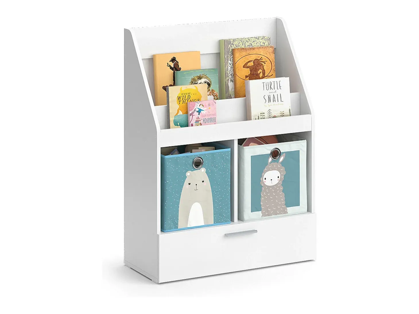 Prateleira para crianças branco 72x31.2x96.2 luigi