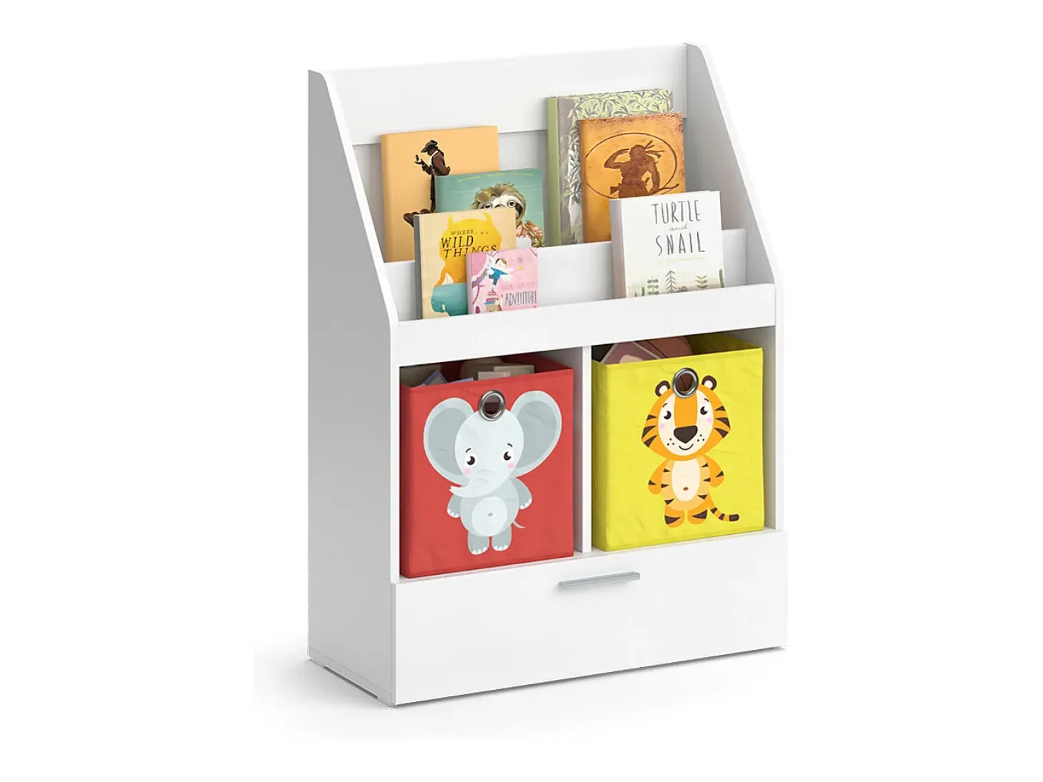 Prateleira para crianças branco 72x31.2x96.2 luigi