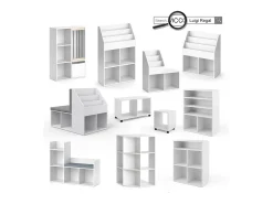 Prateleira para crianças branco 72x30.7x79 luigi