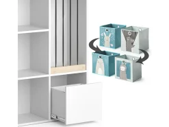 Prateleira para crianças branco 29.2x72x107.8 luigi