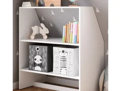 Prateleira para crianças branco 90x50x100