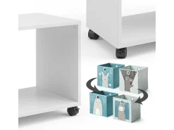 Prateleira para crianças branco 72x30.8x42.4