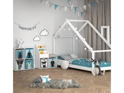 Prateleira para crianças branco 30.9x72x79 luigi