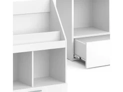 Prateleira para crianças branco 72x31.2x96.2 luigi