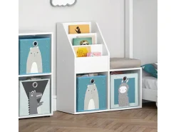 Prateleira para crianças branco 30.9x72x79 luigi