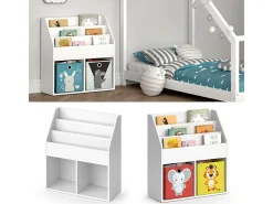 Prateleira para crianças branco 72x30.7x79 luigi